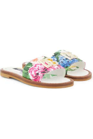 Dolce & Gabbana Floral canvas sandals