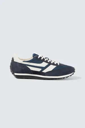 Tom Ford Mick suede-trimmed sneakers