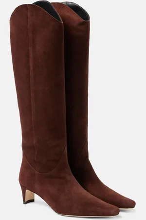 Staud Western Wally suede knee-high boots