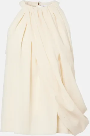 J.W.Anderson Draped wool-blend top