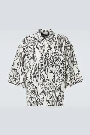 Jacquemus Aloe printed poplin shirt