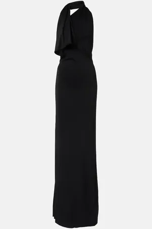 Khaite Roza draped jersey gown
