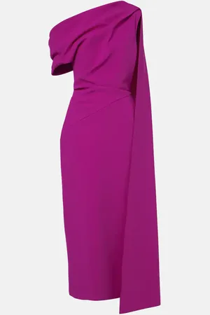 Roksanda Maite draped crÃªpe gown