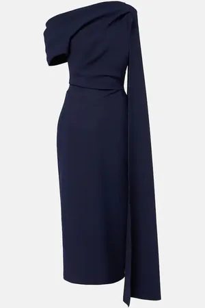 Roksanda Maite draped crÃªpe gown
