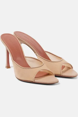 Amina Muaddi Alexa 95 mesh mules