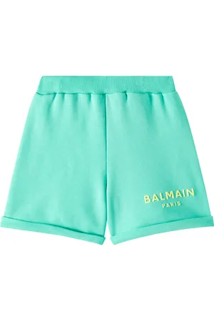 Balmain Baby cotton jersey sweatshorts