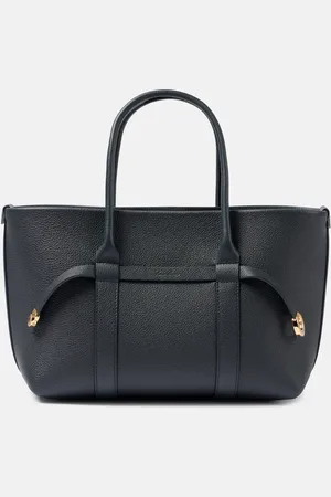 Loro Piana Ghiera Small leather tote bag