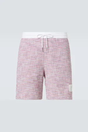 Thom Browne Striped cotton-blend tweed shorts