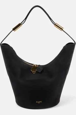 Alaïa AlaÃ¯a Small suede shoulder bag