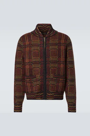 Ralph Lauren Checked wool jacquard cardigan