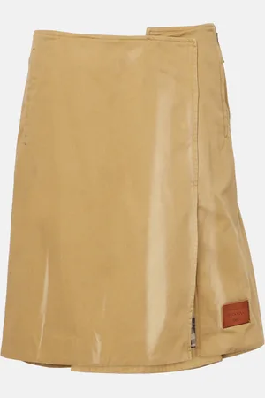 Acne Studios Cotton twill wrap skirt