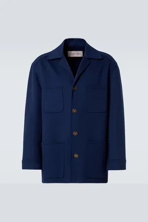 VALENTINO Wool and cashmere overshirt