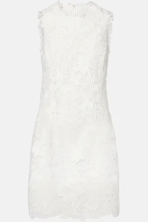 MONIQUE LHUILLIER Floral lace minidress