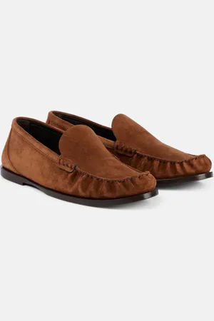 Saint Laurent Laurent suede penny loafers