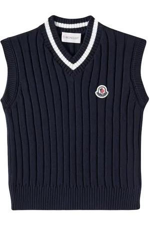 Moncler Cable-knit cotton vest