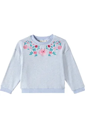 Louise Misha Rosalia embroidered cotton terry sweatshirt