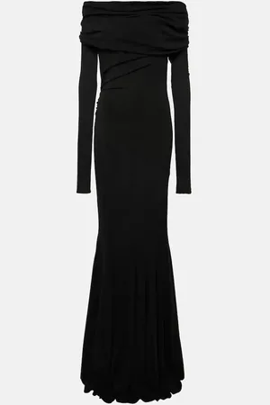 Entire Studios Bound off-shoulder draped gown