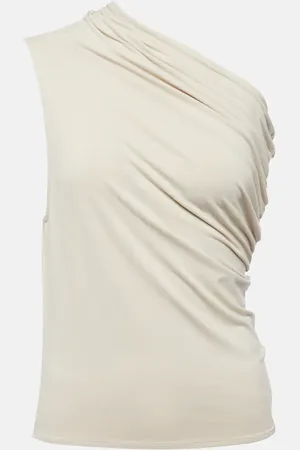 Entire Studios Pillar one-shoulder cotton-blend top