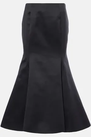 Entire Studios Burgeon satin midi skirt