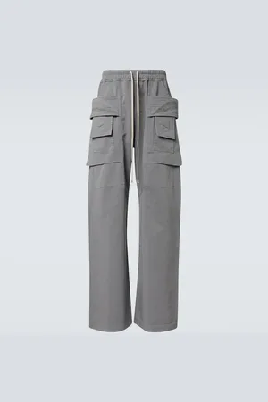 DRKSHDW BY RICK OWENS Cotton twill cargo pants