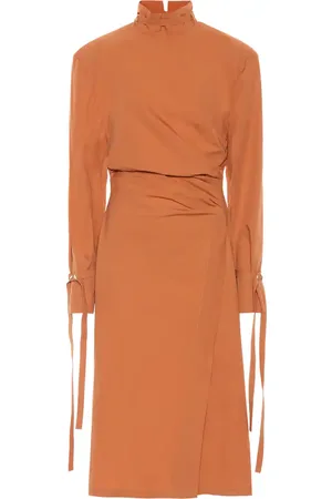 Acne Studios Cotton-poplin midi dress