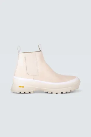 Jil Sander Leather boots with VibramÂ® platform