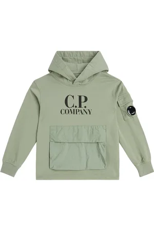 C.P. Company Logo cotton jersey hoodie