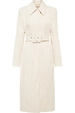 Acne Studios Belted cotton twill coat