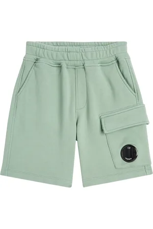 C.P. Company Cotton fleece cargo shorts