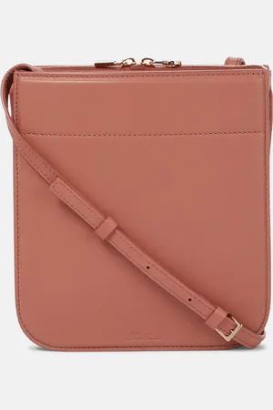 Loro Piana My Way Mini leather crossbody bag