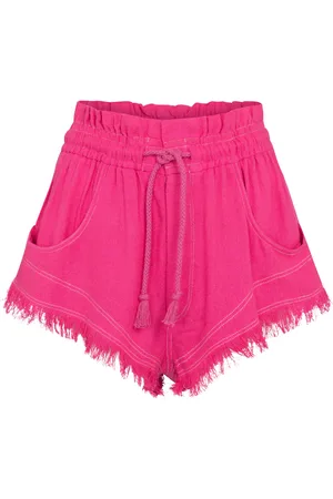 Marant Etoile Talapiz high-rise silk shorts