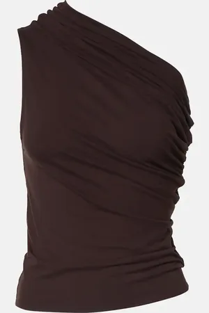 Entire Studios Pillar one-shoulder cotton-blend top