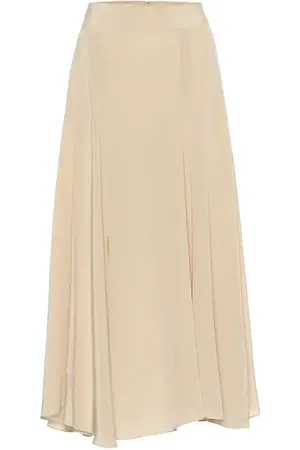 Acne Studios Silk midi skirt