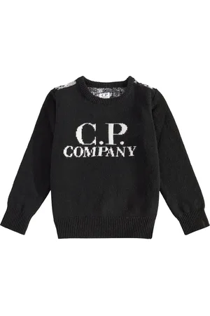 C.P. Company Logo wool-blend sweater