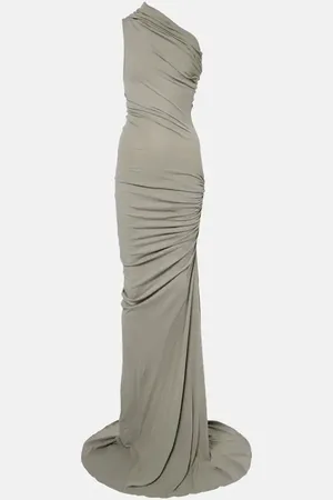 Entire Studios Pillar one-shoulder cotton-blend gown