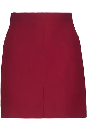 Nensi Dojaka CrÃªpe high-rise mini skirt