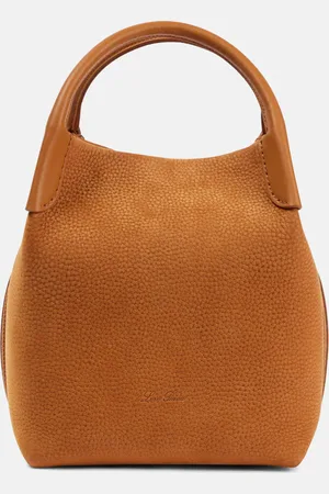 Loro Piana Bale Small leather tote bag