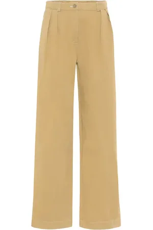 Acne Studios High-rise wide-leg cotton pants