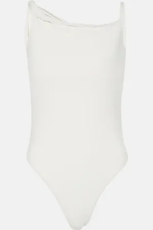 Entire Studios Torbid asymmetric jersey bodysuit