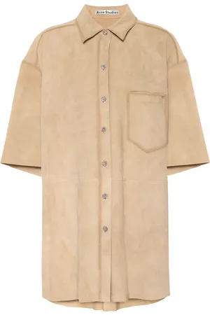 Acne Studios Oversized suede shirt