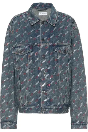 Balenciaga Embellished denim jacket
