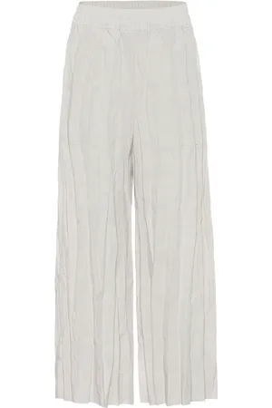 Acne Studios High-rise wide-leg linen pants