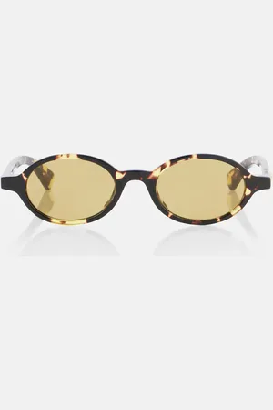 Bottega Veneta Classic oval sunglasses