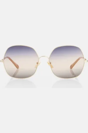 Chloé ChloÃ© Aly oversized sunglasses