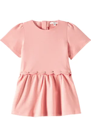 Chloé ChloÃ© Kids Baby scalloped cotton dress