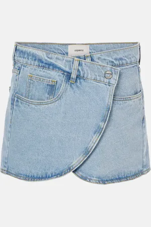 COPERNI Denim wrap skirt