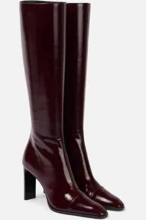 Saint Laurent Venetia leather knee-high boots