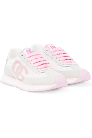 Dolce & Gabbana Dragon suede-trimmed sneakers
