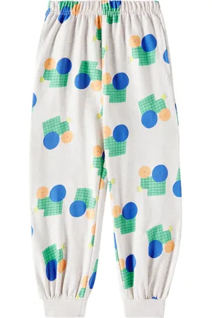 Jelly Mallow Printed cotton jersey sweatpants