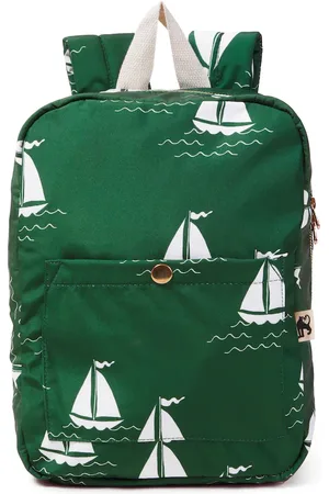 Mini Rodini Sailing Boats canvas backpack